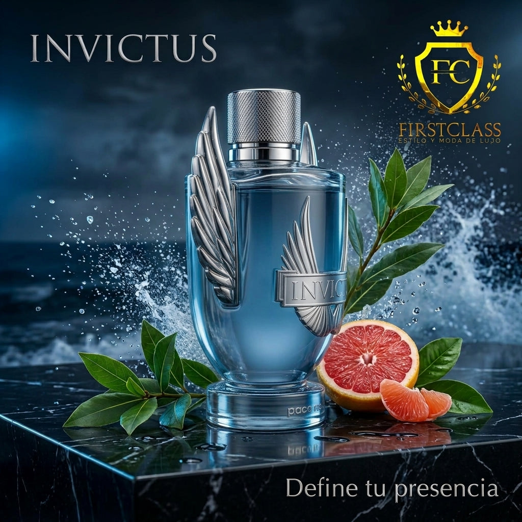 Invictus con toronja y hojas